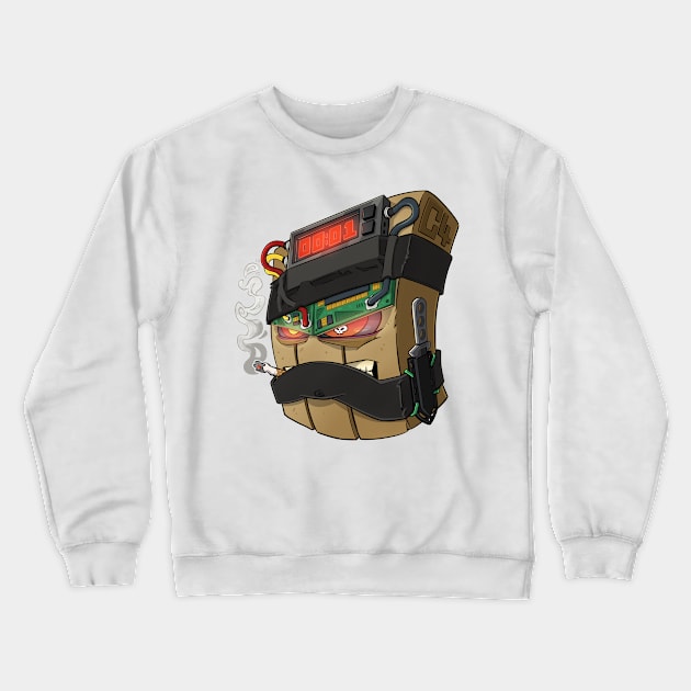 C4 Brick Crewneck Sweatshirt by hiwez